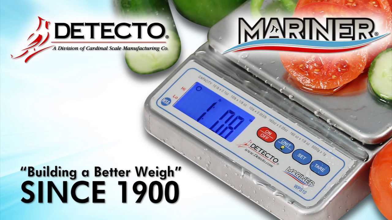 Detecto WPS12UT Digital Scale with Utility Bowl