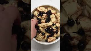 Blueberry Cinnamon Roll Casserole (Monkey Bread) #recipe #shorts #pillsbury Blueberry Cinnamon Roll Casserole (Monkey Bread) #recipe #shorts #pillsbury