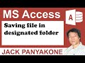 How to save an image in designated folder?