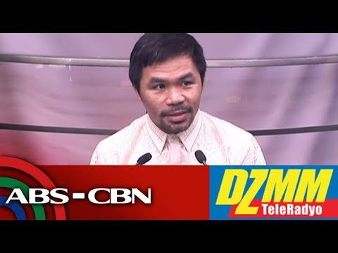 What Manny Pacquiao wants to tell Sarah G, Matteo | DZMM