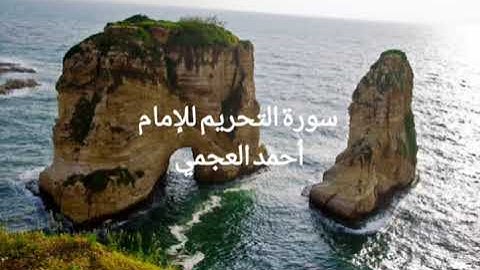 سورة التحريم للإمام أحمد العجمي