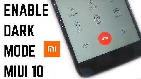 How to Enable Dark Mode On MIUI 10 | Redmi Note 5 Pro/Redmi Note 4