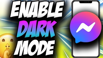 How To Enable Dark Mode On Facebook Messenger For Android ✅ Get Facebook Messenger Dark Mode