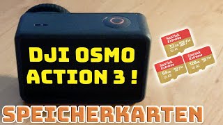 DCI Osmo Action 3 ? Speicherkarte formatieren | Foto-Video Modus | Bildschirmhelligkeit einstellen