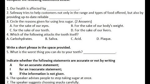 Unit 4: Listening Activity No.17