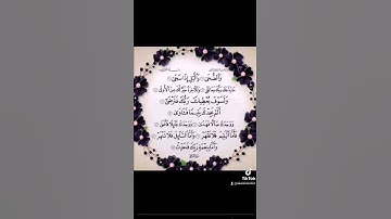 تلاوة عطرة من  آيات الذكر الحكيم