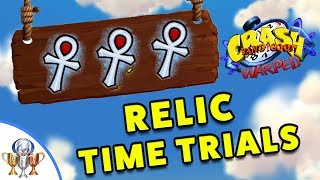 Crash Bandicoot 3 Warped  - All 30 Gold / Platinum Time Trial Relics Walkthrough