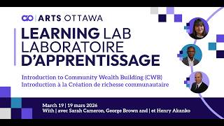 Community Wealth Building 2026 Learning Lab Series - LAB #1 : Introduction to CWB