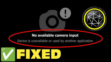 How To Fix Snap Camera - No Available Camera Input Error - Google Meet - ZOOM Meetings  Windows 2024