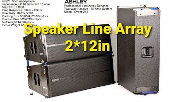 SPEAKER LINE ARRAY ASHLEY SERI EVENT-212 | 2*12IN BI AMP SYSTEM |