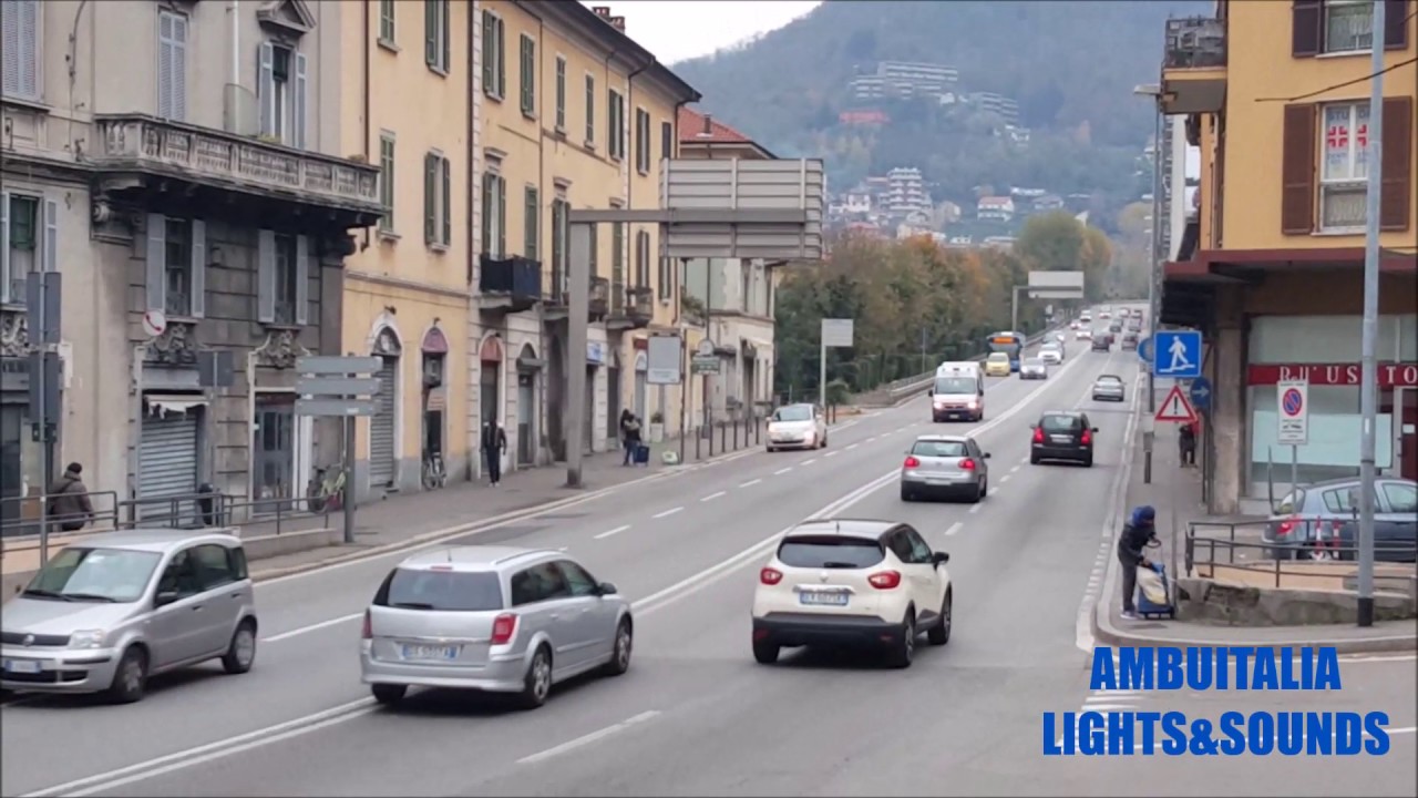 [HD] |Compilation 4x Ambulances in Emergency_Italy|