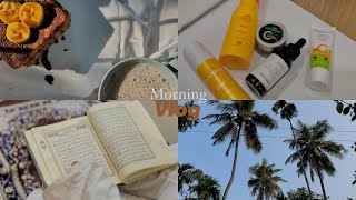Morning vlog|musilmah|girly things