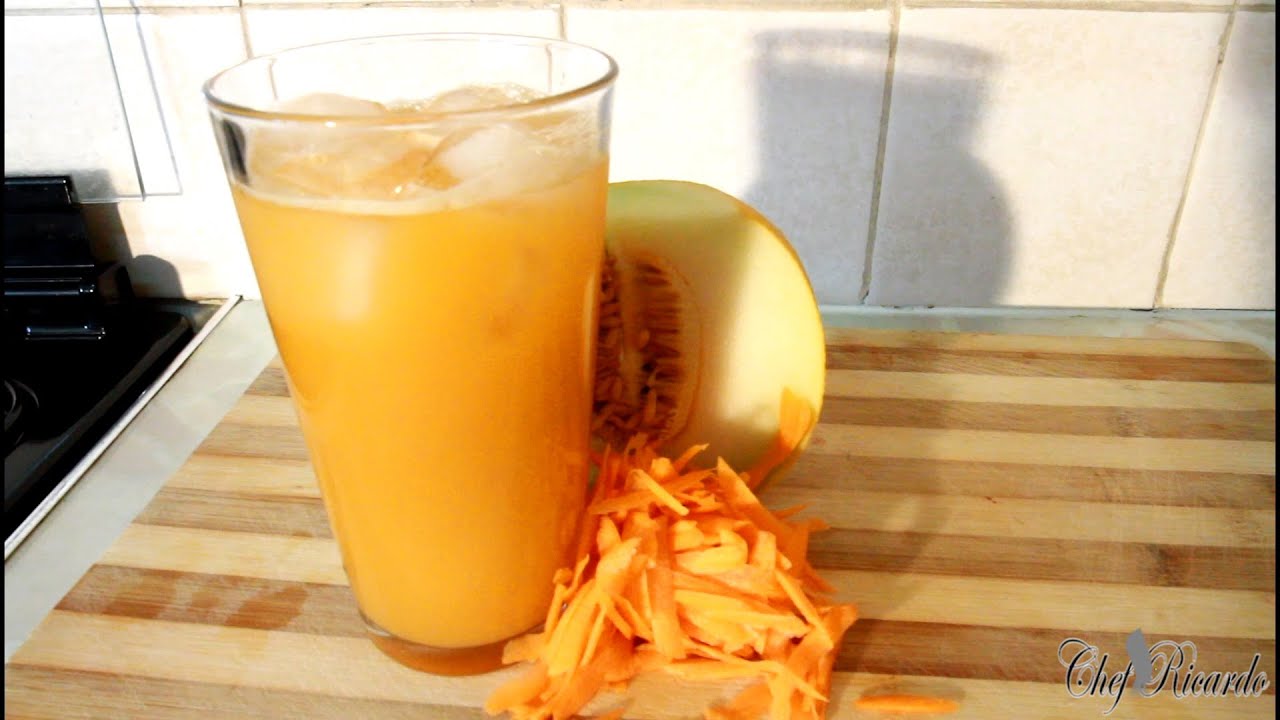 Galia Melon And Carrot Juice Recipes By Chef Ricardo YouTube