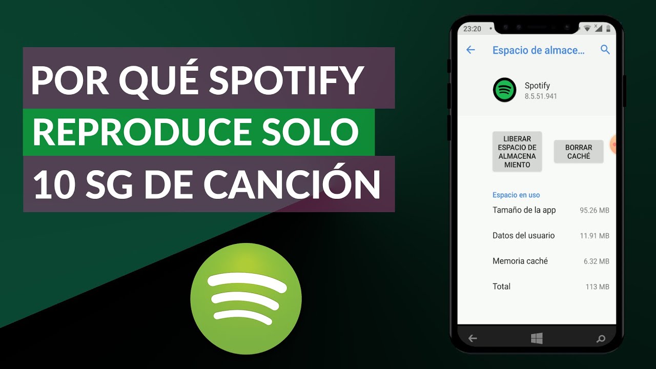 Por Que Spotify Solo Reproduce 10 Segundos De Cancion Youtube