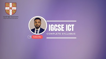 ICT IGCSE Chapter 1   Types and components of computer systems