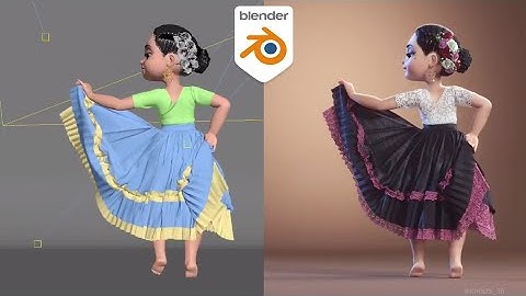 Dancing Animation Made in Blender by johnz 3d