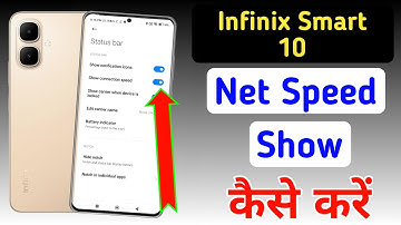 How to show net speed Infinix smart 10/Infinix smart 10 me data speed kaise dekhe/network speed