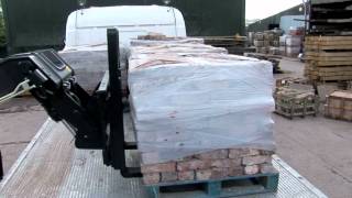 JCB Teletruck - Hantering av pallar med sten