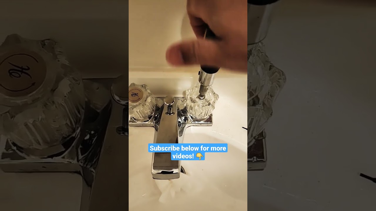 Как починить протекающий кран за 60 секунд