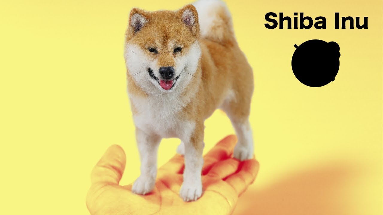 羊毛フェルトで作る柴犬 Shiba Inu The Process Of Making With Wool Felt Youtube