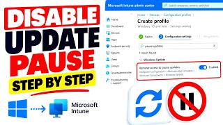 Block Pause Windows Updates with Intune | Step-by-Step Guide