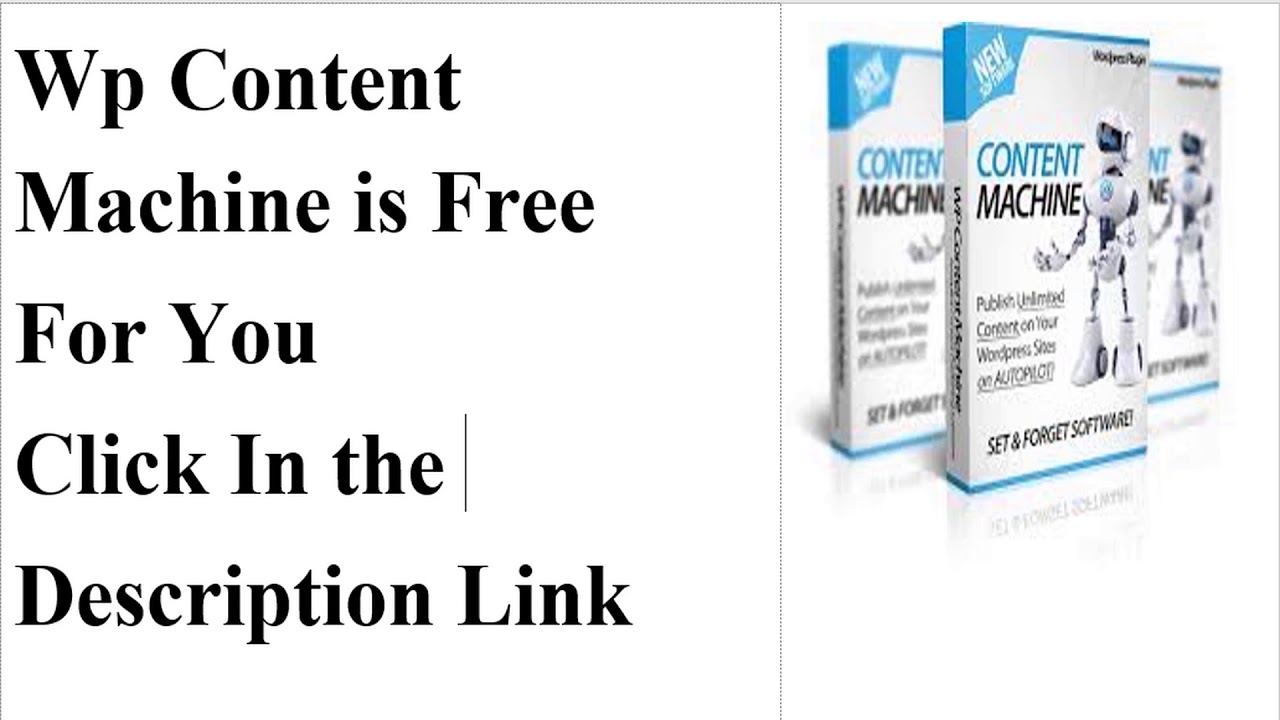 Wp Content Machine Free Download - Auto blogging Software Free Download