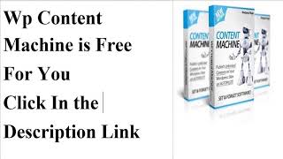 Wp Content Machine Free Download - Auto blogging Software Free Download screenshot 4