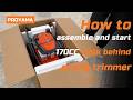 How to assemble and start the proyama walk-behind string trimmer. #lawnmower #proyama