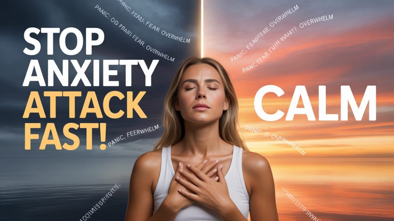 How to Stop an Anxiety Attack Fast | 8 Calming Steps For Anxiety Panic Attack 