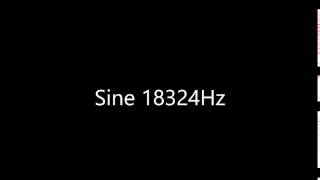 Sine 18324Hz Audio Only