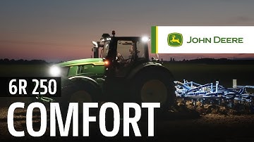 6R 250 Tractor: Superior Cab Comfort for Long Hours