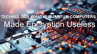 Technology  What If Quantum Computers Made Encryption Useless