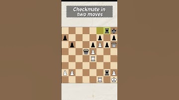 🧐 Chess puzzle #17 - Mate in 2 moves ✔️ Time to think and answer inside