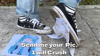 Crushing&Leaving Dirty Shoe Prints On Your Photo Under Converse All Starsfood&Objects Crush Fetish