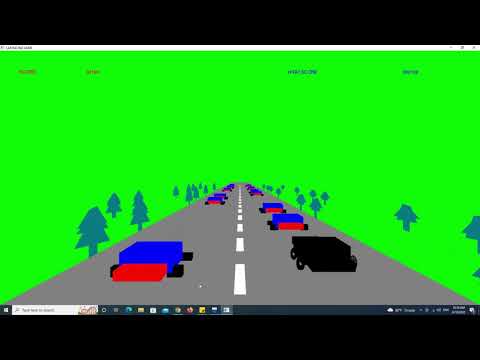 3D car game  project |C++ graphics | with source code
