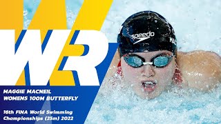 NEW WORLD RECORD 🚨🚨 | Women's 100m Butterfly | 16th FINA World Swimming Championships 2022