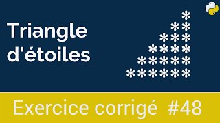 Corrected exercise #48: Program that allows you to draw a star triangle | Python