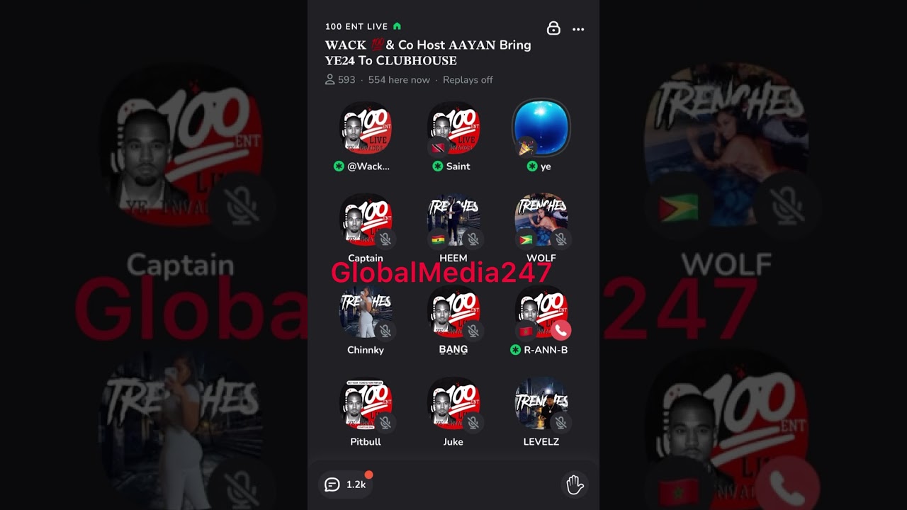 Kanye ye west laughs at the thought of meek mill during clubhouse interview😂💀 