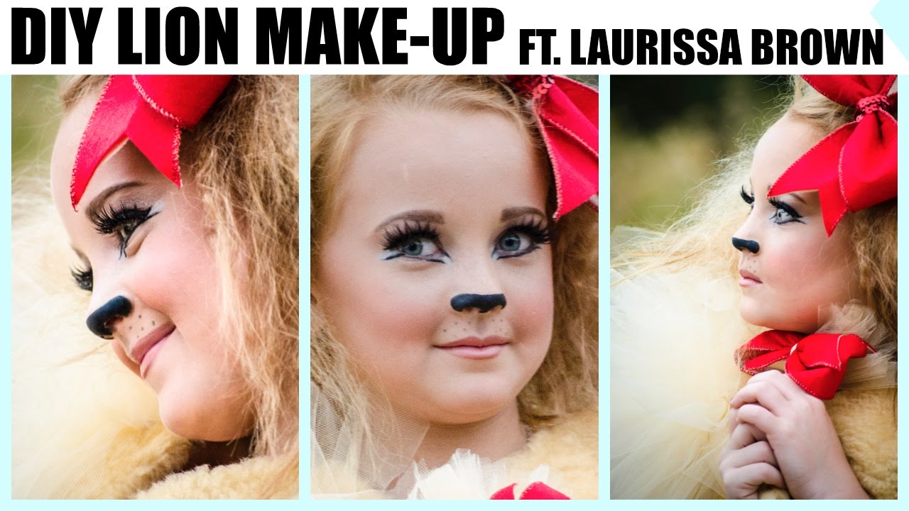 DIY Lion Make Up for Halloween!