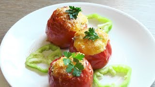 Помидоры фаршированные грибами (запеканка из помидоров) - рецепт для лакто-ово-вегетарианцев Помидоры фаршированные грибами (запеканка из помидоров) - рецепт для лакто-ово-вегетарианцев