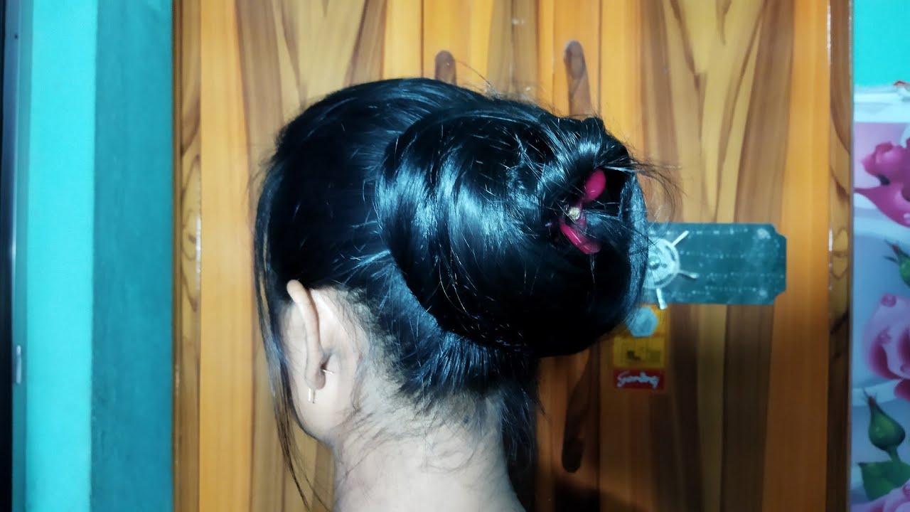 Bun Hairstyle Long Hair Bun Hairstyle Hair Bun For New Hairstyle