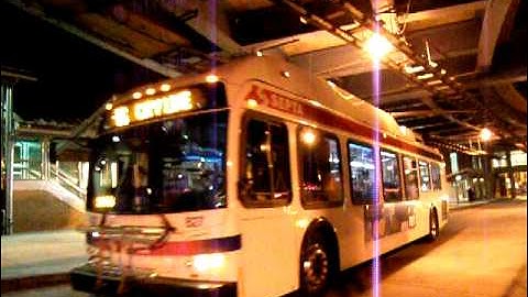 SEPTA New Flyer Trackless Trolley Bus #827