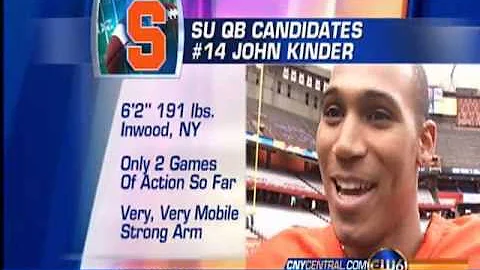 Checking in with the 'Cuse quarterbacks- John Kinder
