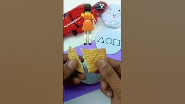 Diy squid game dalgona candy💖squid game #papergame #Shorts #Diy #Art #Craft #Sa2crafts