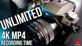 Panasonic Lumix G7 | NO 4K (MP4) VIDEO RECORDING TIME LIMIT 📷