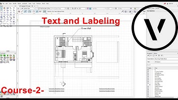 Vector works Navigate Tools: Pan, Text, Labelling(Callout Tool) -Course 2-