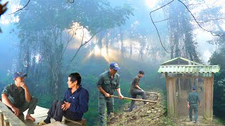 Visiting the Old KONG House -Together join hands to grow corn to help the Old Man