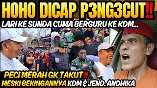 Ingat Umur‼️Peci Merah sesumbar gk takut ke Kades Hoho Meski Bekingannya Dedi Mulyadi & Jend.Andhika