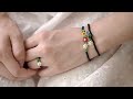 알록달록 촌스럽지만 자꾸 손이가는 알로하 꽃 비즈 팔찌 만들기 🌺 Making Aloha Beads Flower Bracelet