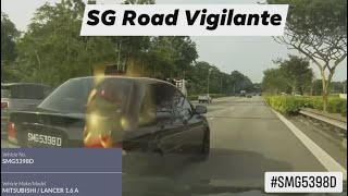 19nov2020 #SMG5398D mitsubishi lancer changing lane without checking.